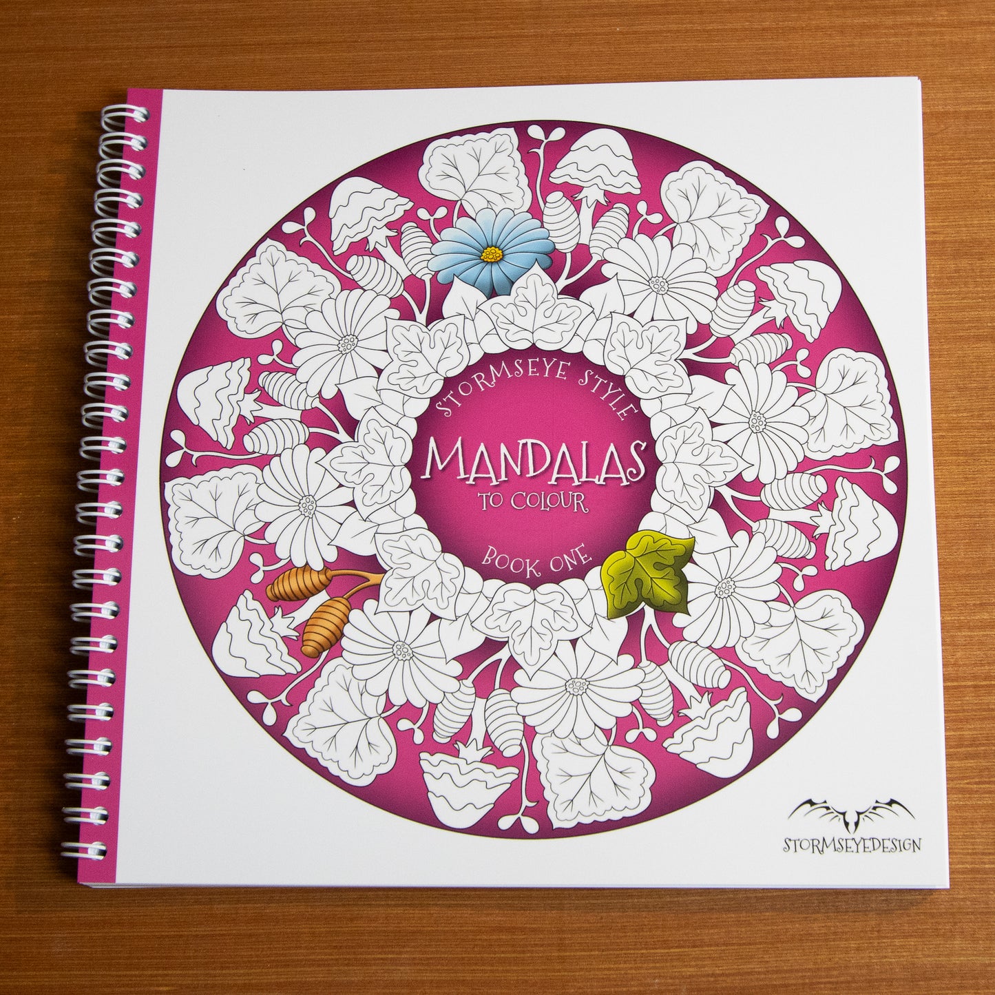 Stormseye Style Mandalas To Colour - Book 1 | 32 Mandala Patterns | Spiral Bound