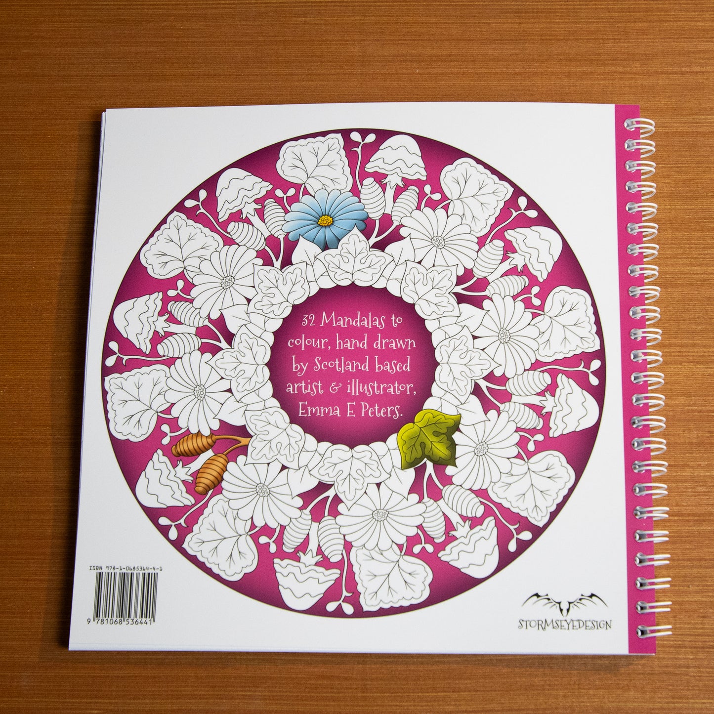 Stormseye Style Mandalas To Colour - Book 1 | 32 Mandala Patterns | Spiral Bound
