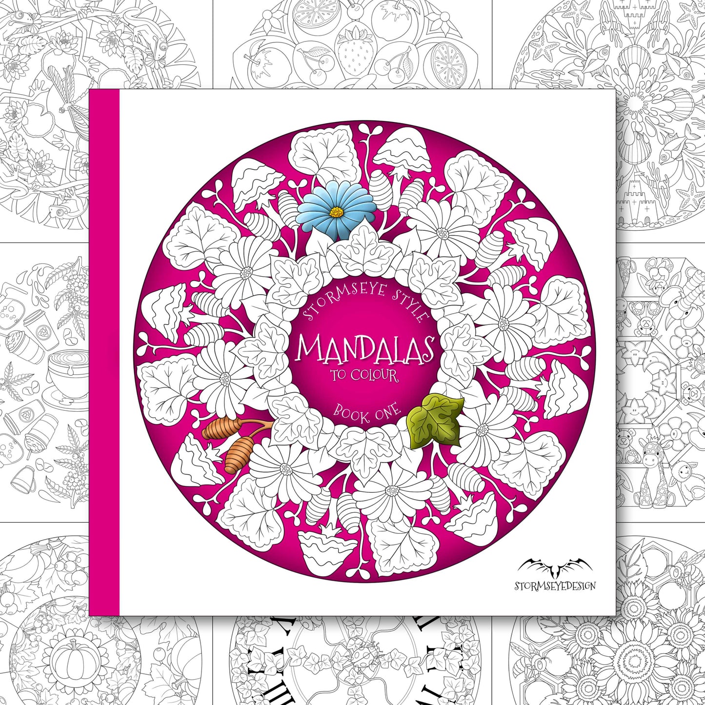 Stormseye Style Mandalas To Colour - Book 1 | 32 Mandala Patterns | Spiral Bound
