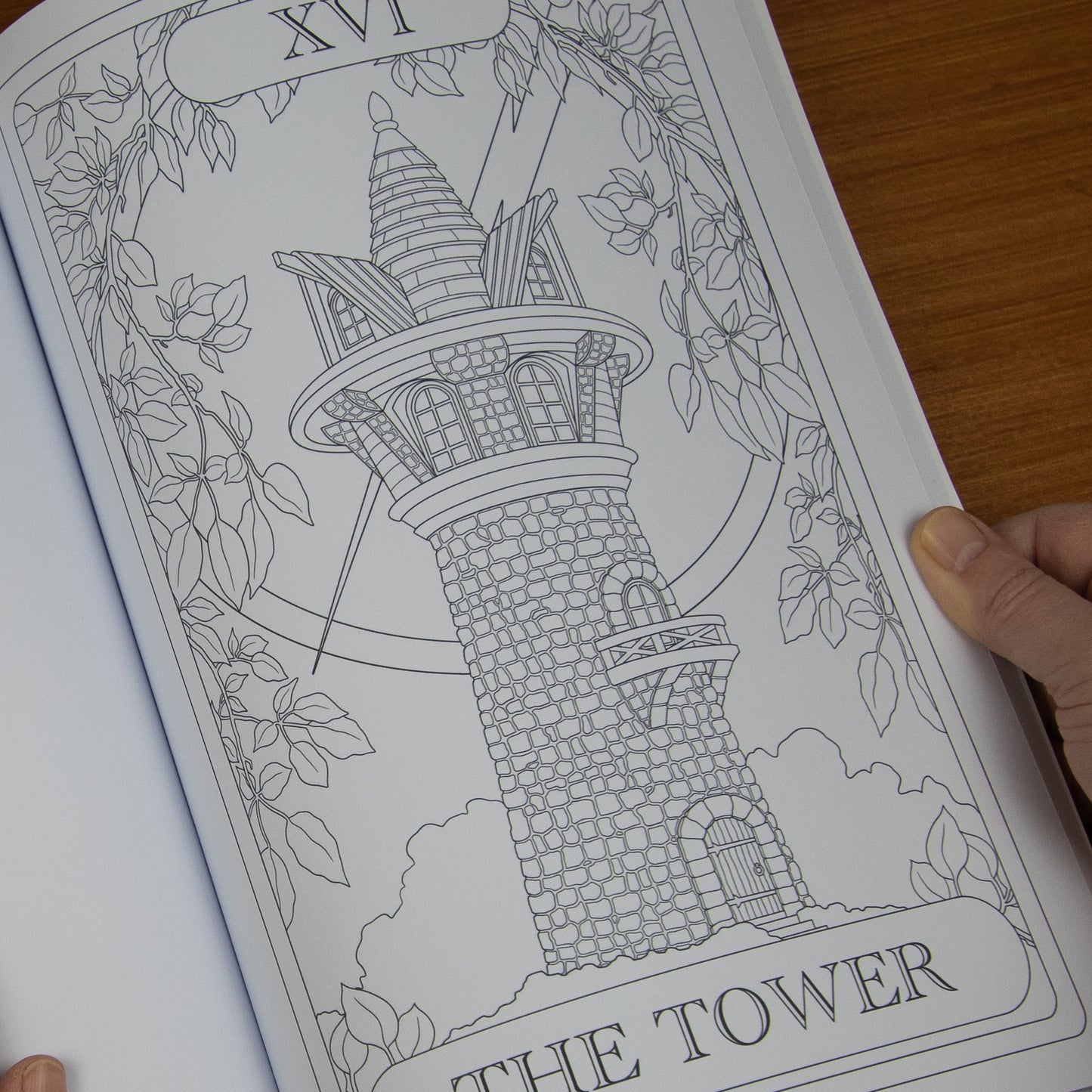 The Tarot Visions Colouring Book | 32 Tarot Card Themed Designs to Colour | Paperback A4