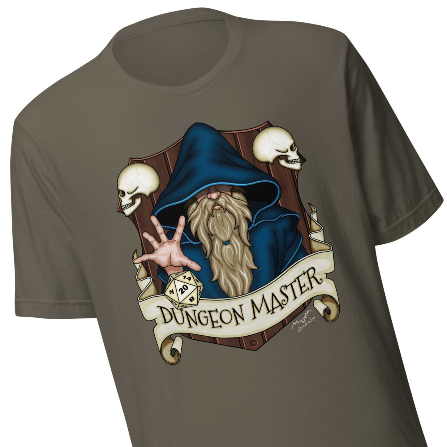 Dungeon Master T-shirt | DnD D20 Geek Gamer Shirt | 7 Colours S-4XL