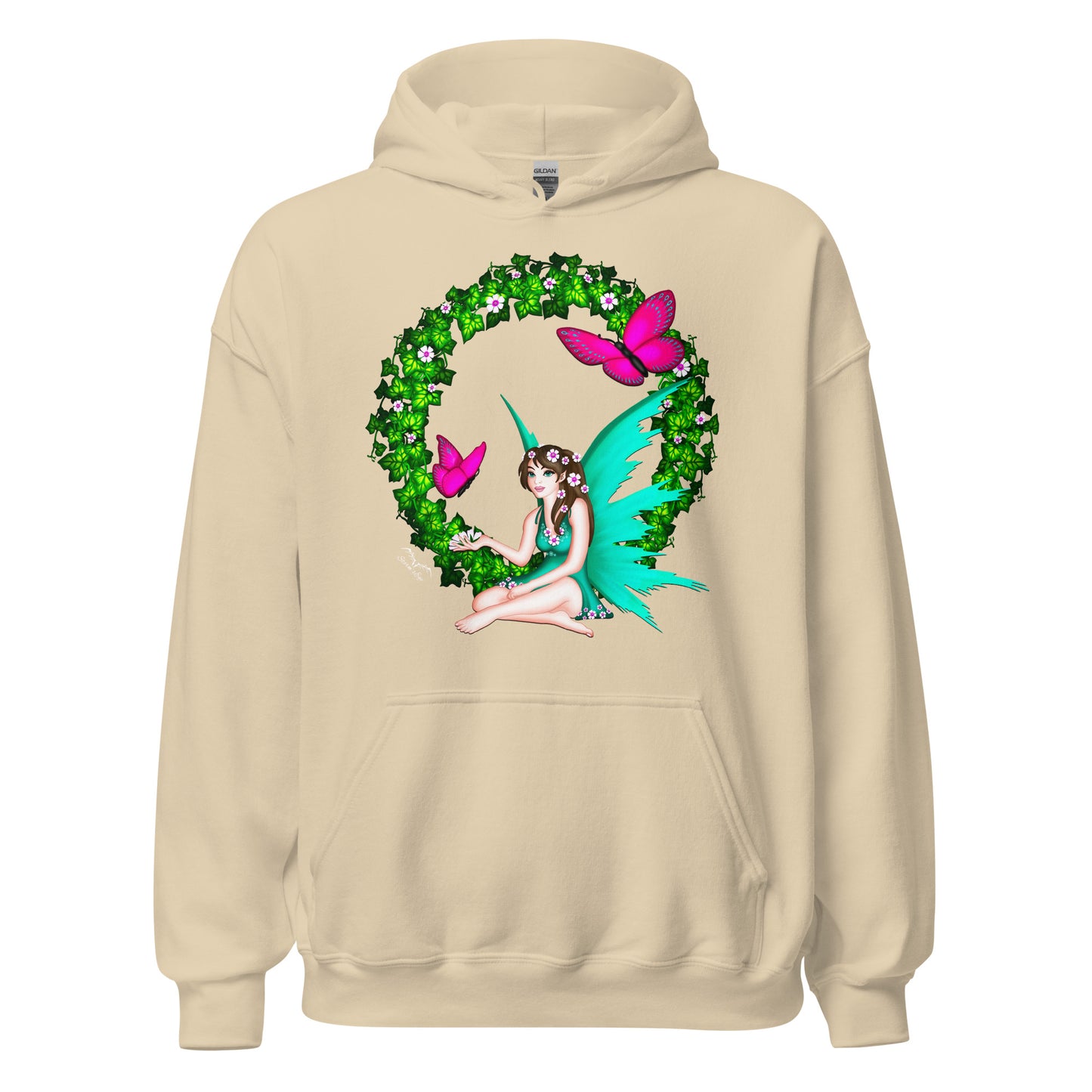 butterfly fairy hoodie cream, by stormseye design