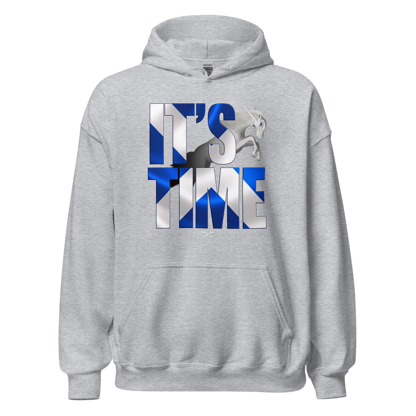 it’s time scottish independence Hoodie by Stormseye Design, sport grey