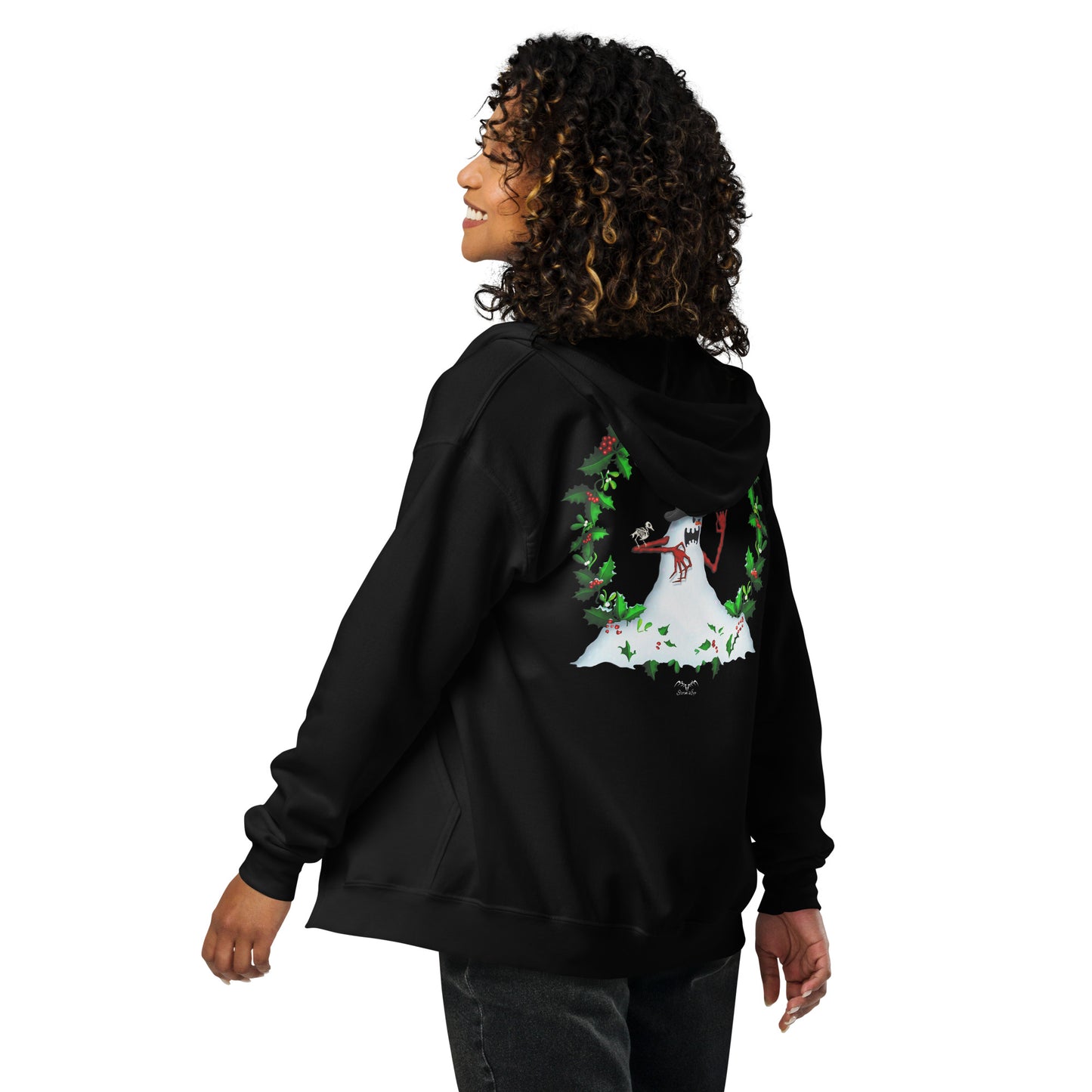 Evil Snowman Zip Hoodie | Let It Snow Alternative Christmas Jumper | 6 Colours