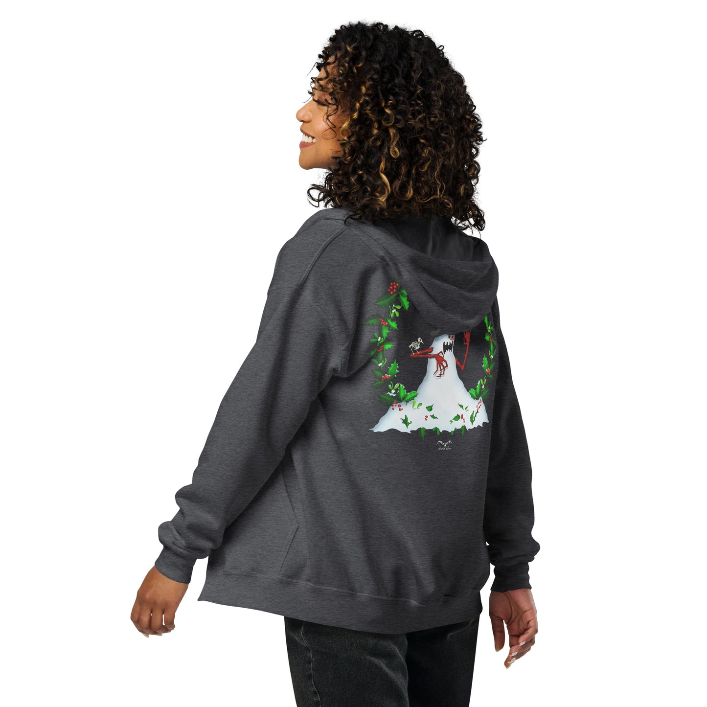 Evil Snowman Zip Hoodie | Let It Snow Alternative Christmas Jumper | 6 Colours