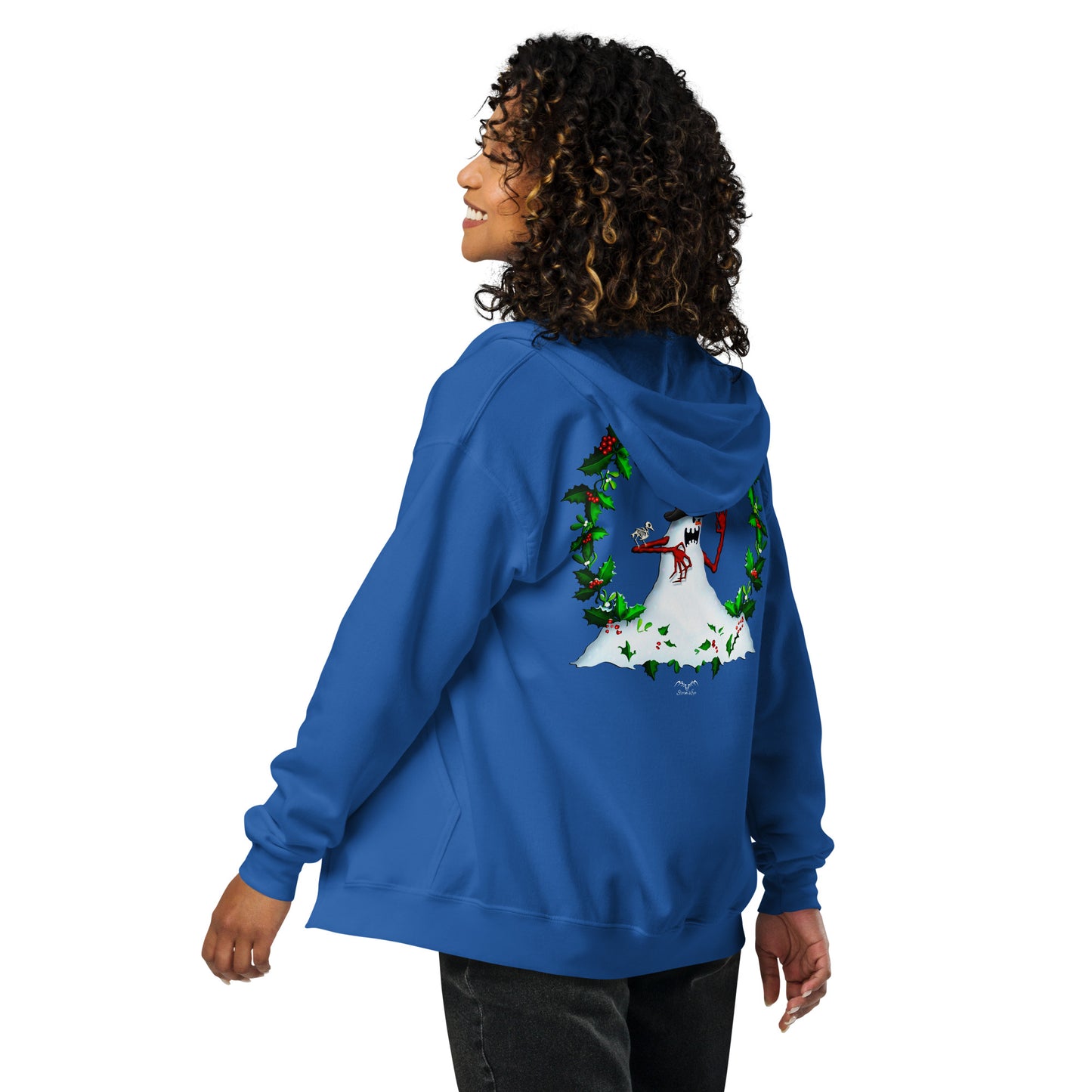 Evil Snowman Zip Hoodie | Let It Snow Alternative Christmas Jumper | 6 Colours
