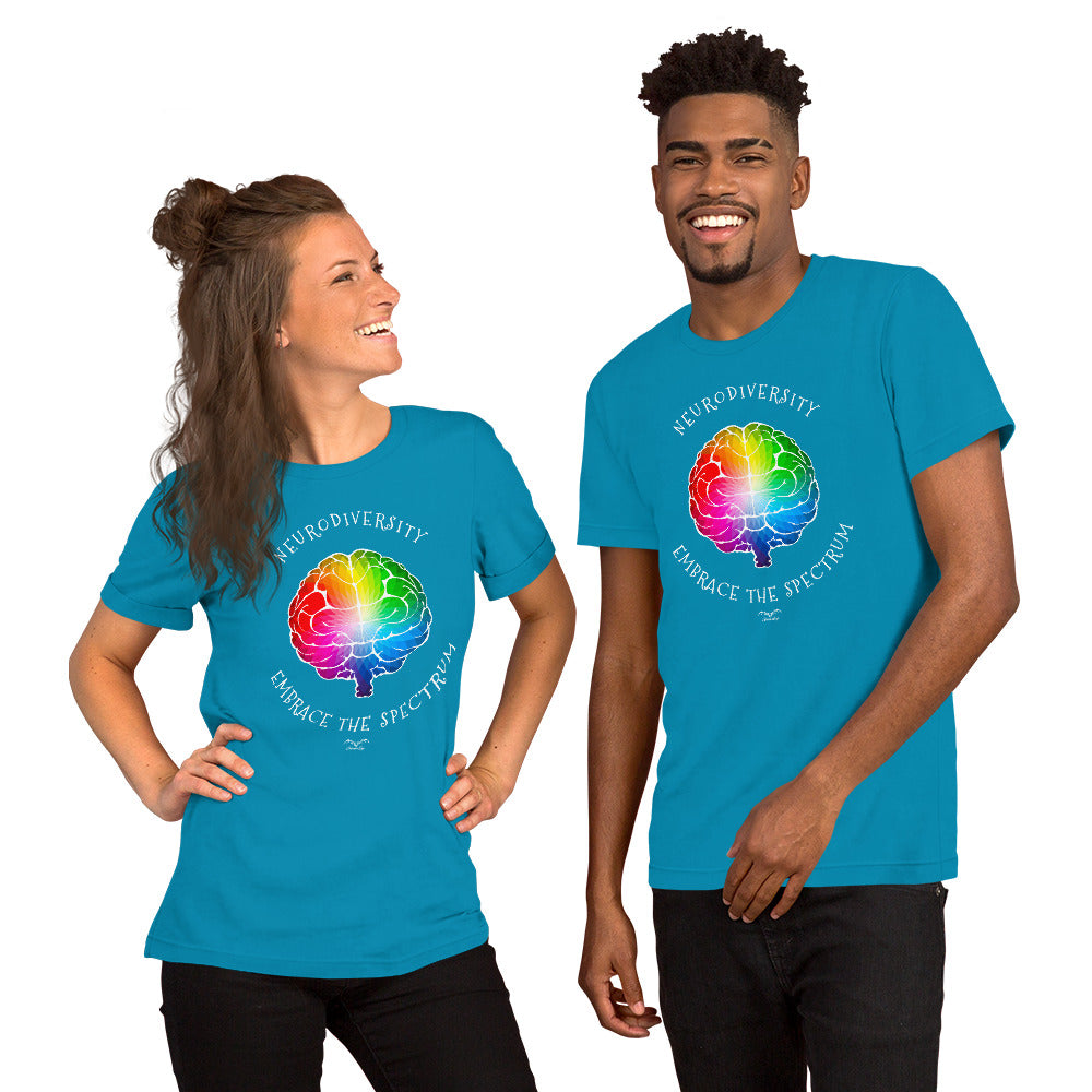 Neurodiversity Spectrum by Stormseye. Bright blue modelled view