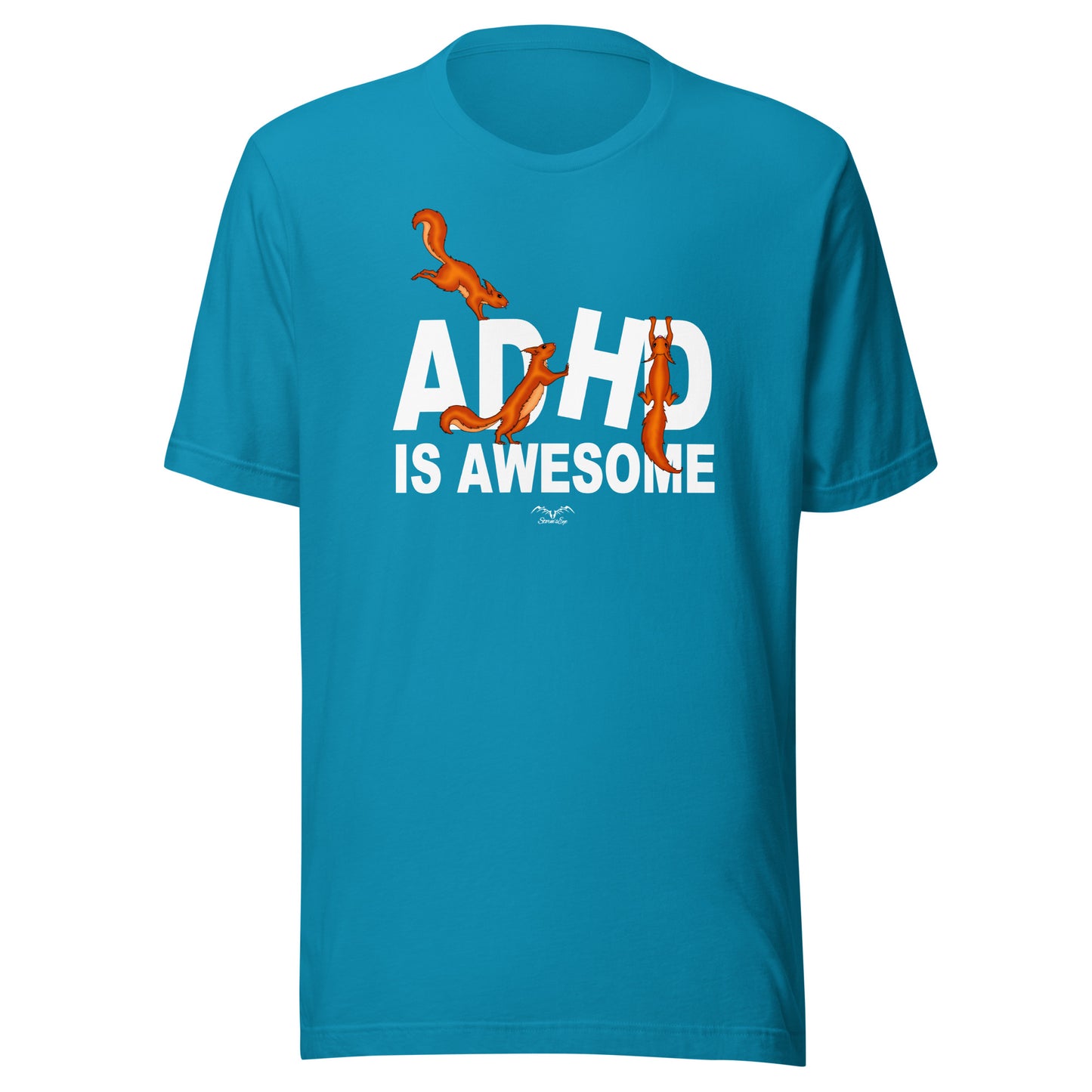 T-shirt drôle d'écureuils TDAH est génial - Chemise à slogan de neurodiversité douce