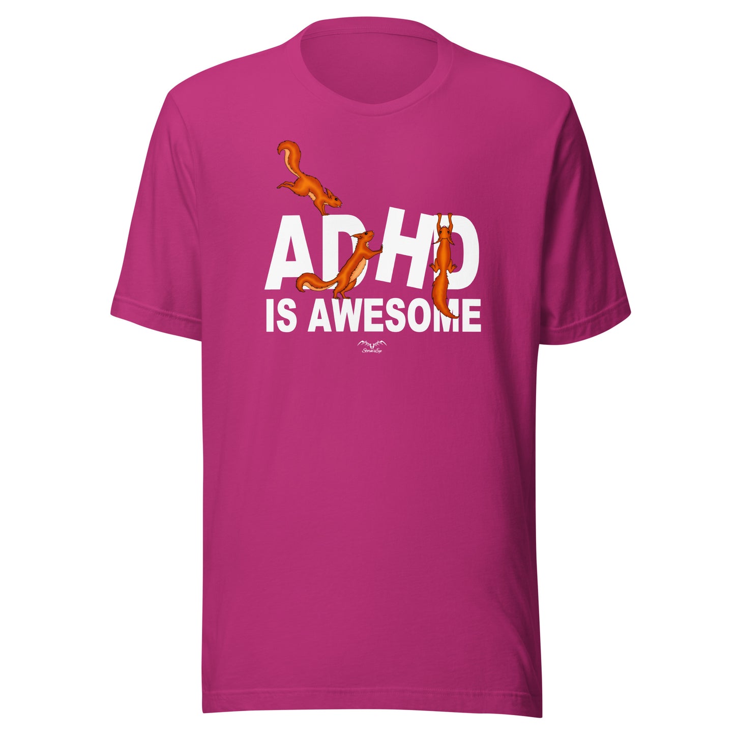 T-shirt drôle d'écureuils TDAH est génial - Chemise à slogan de neurodiversité douce