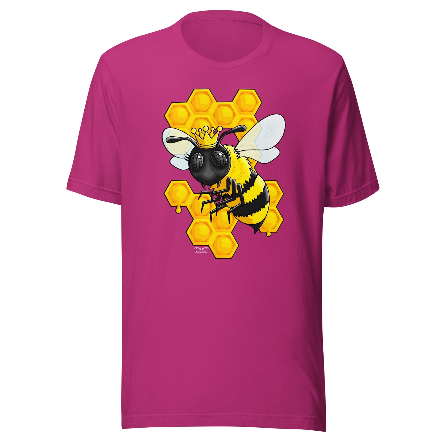 Queen Bee T-shirt by Stormseye, hot pink