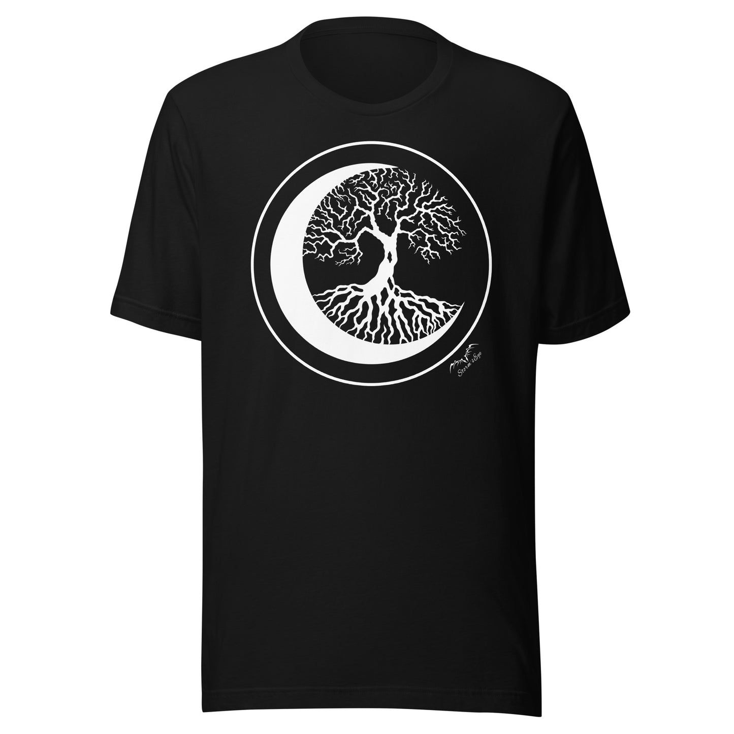 stormseye design witching hour 2 T shirt, flat view black