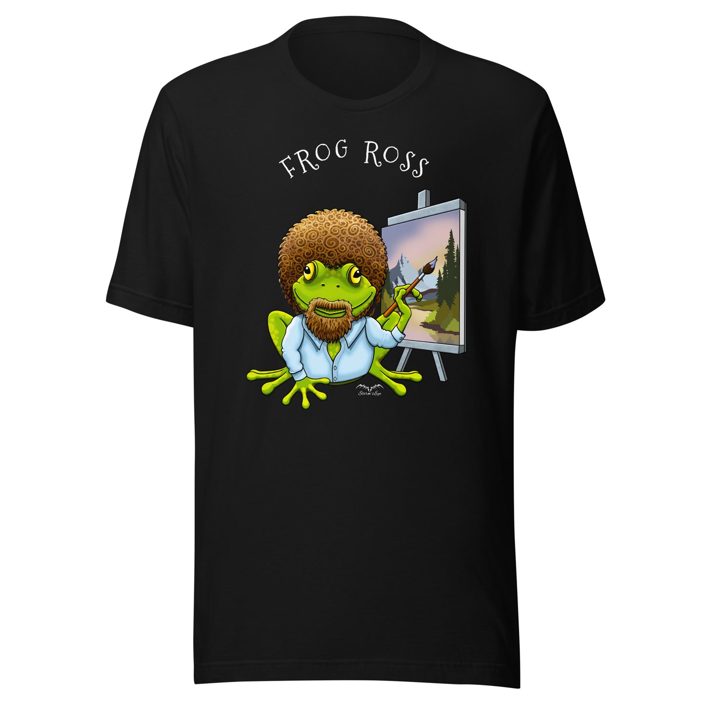 Frog Ross Artist Frog T-shirt | Painter Frog Shirt | 8 Colours