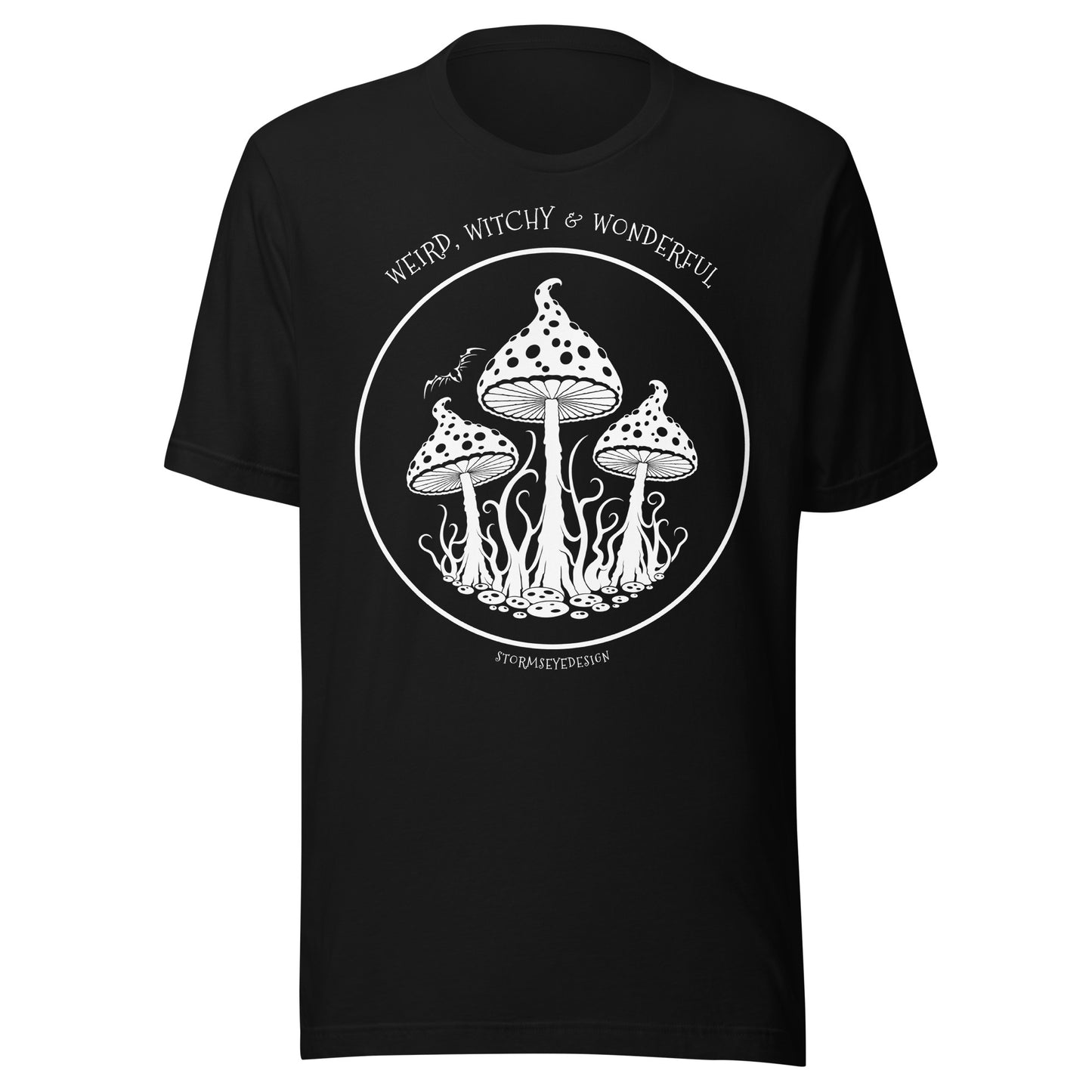 Weird,witchy & wonderful shirt black by Stormseye Design
