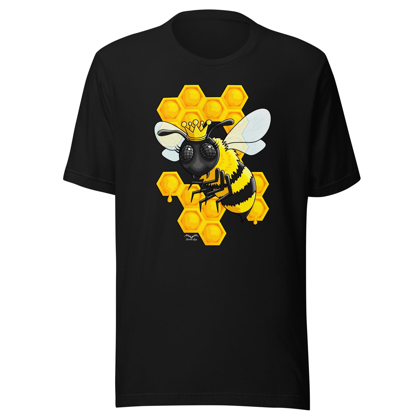 Queen Bee T-shirt by Stormseye, black