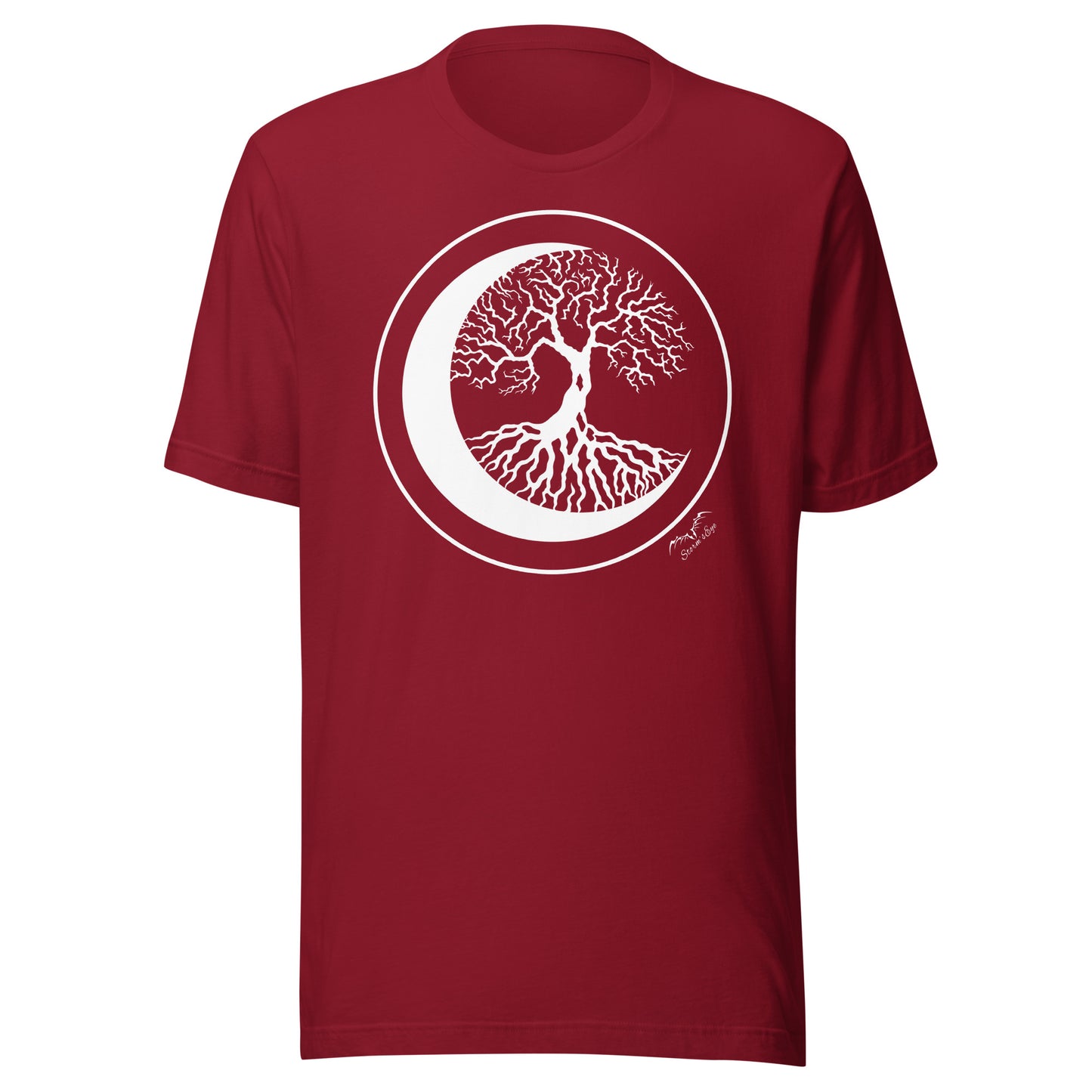stormseye design witching hour 2 T shirt, flat view red