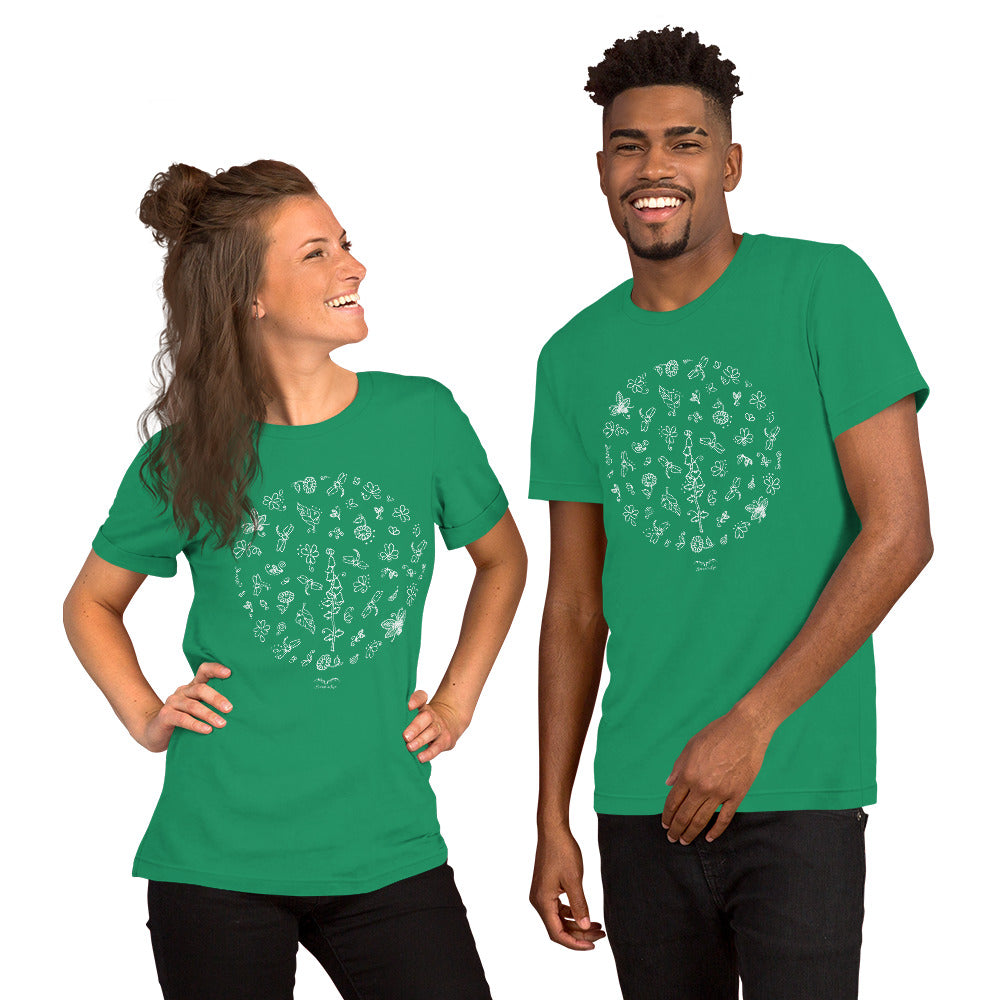 Pretty Dragonflies T-shirt | Cottage Core Dragonfly Pattern Shirt | 7 Colours S-4XL