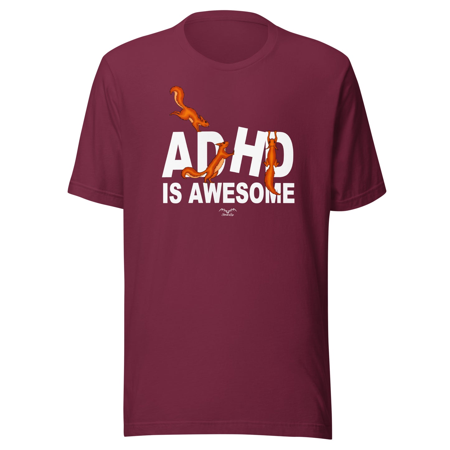 T-shirt drôle d'écureuils TDAH est génial - Chemise à slogan de neurodiversité douce