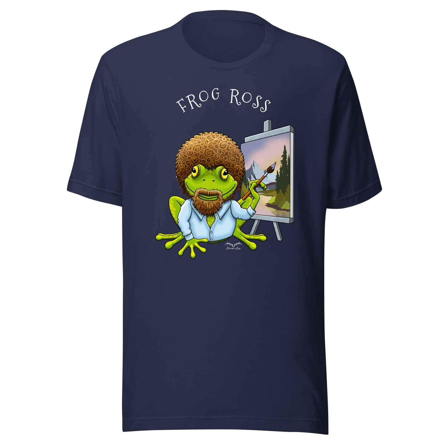 Frog Ross Artist Frog T-shirt | Painter Frog Shirt | 8 Colours