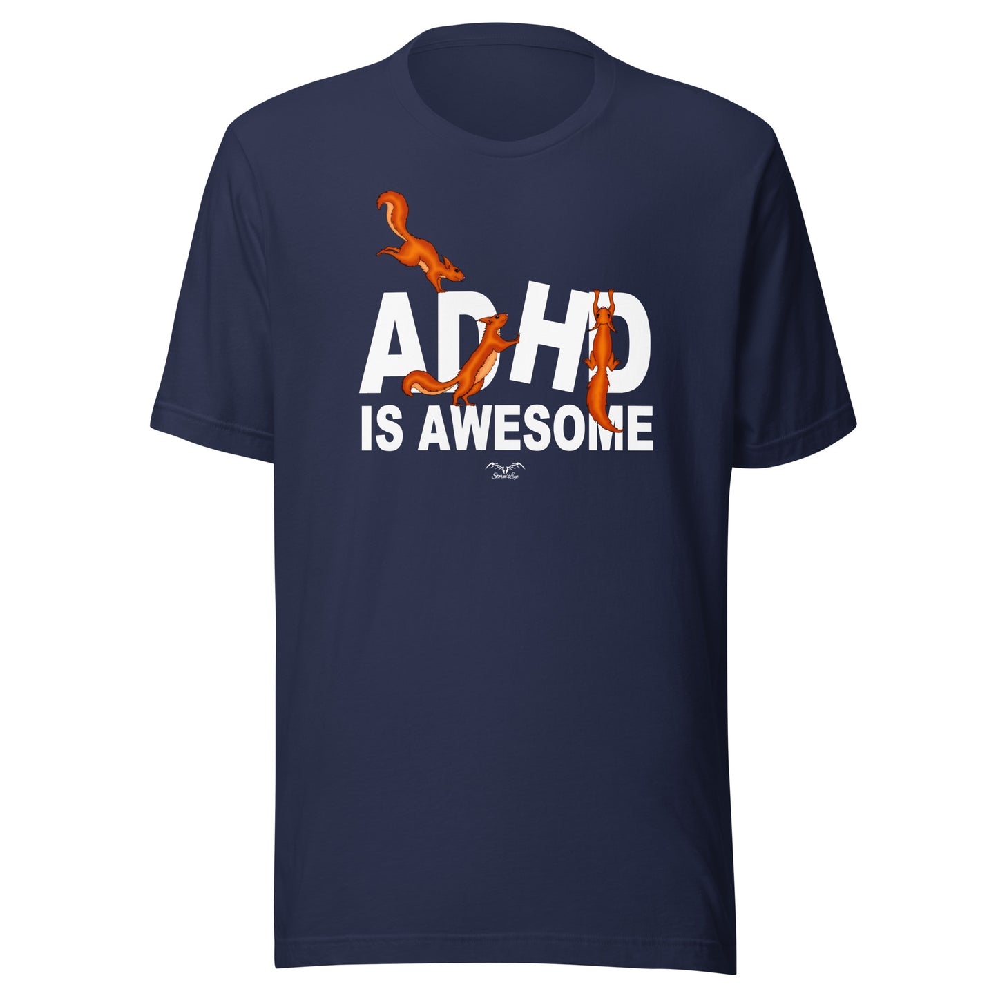 T-shirt drôle d'écureuils TDAH est génial - Chemise à slogan de neurodiversité douce
