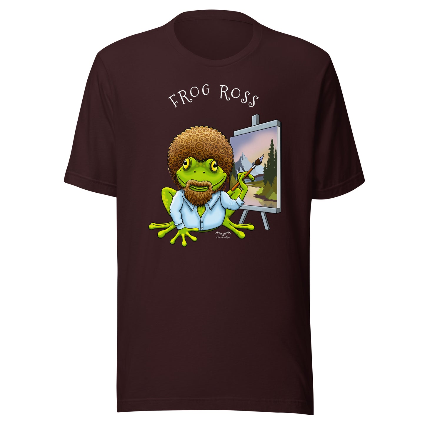 Frog Ross Artist Frog T-shirt | Painter Frog Shirt | 8 Colours