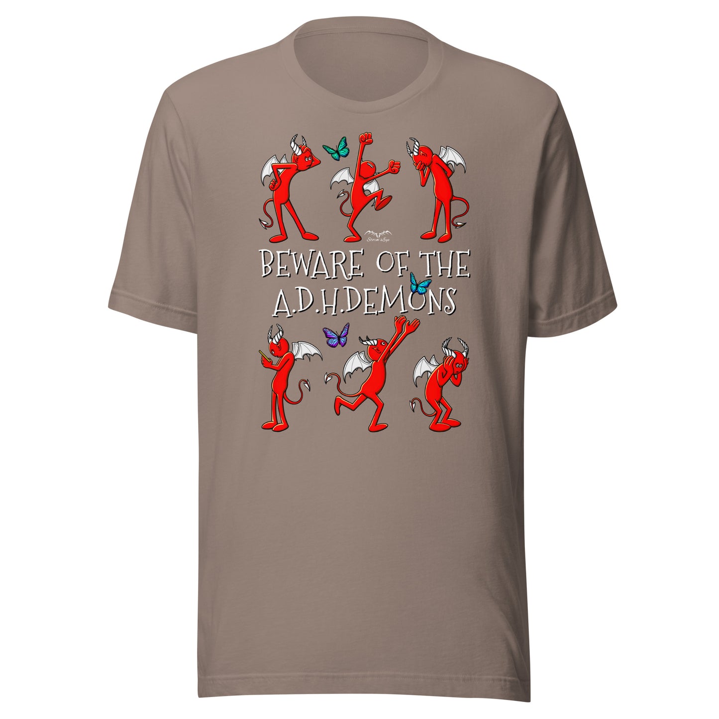 ADHD Demons shirt by Stormseye, pebble
