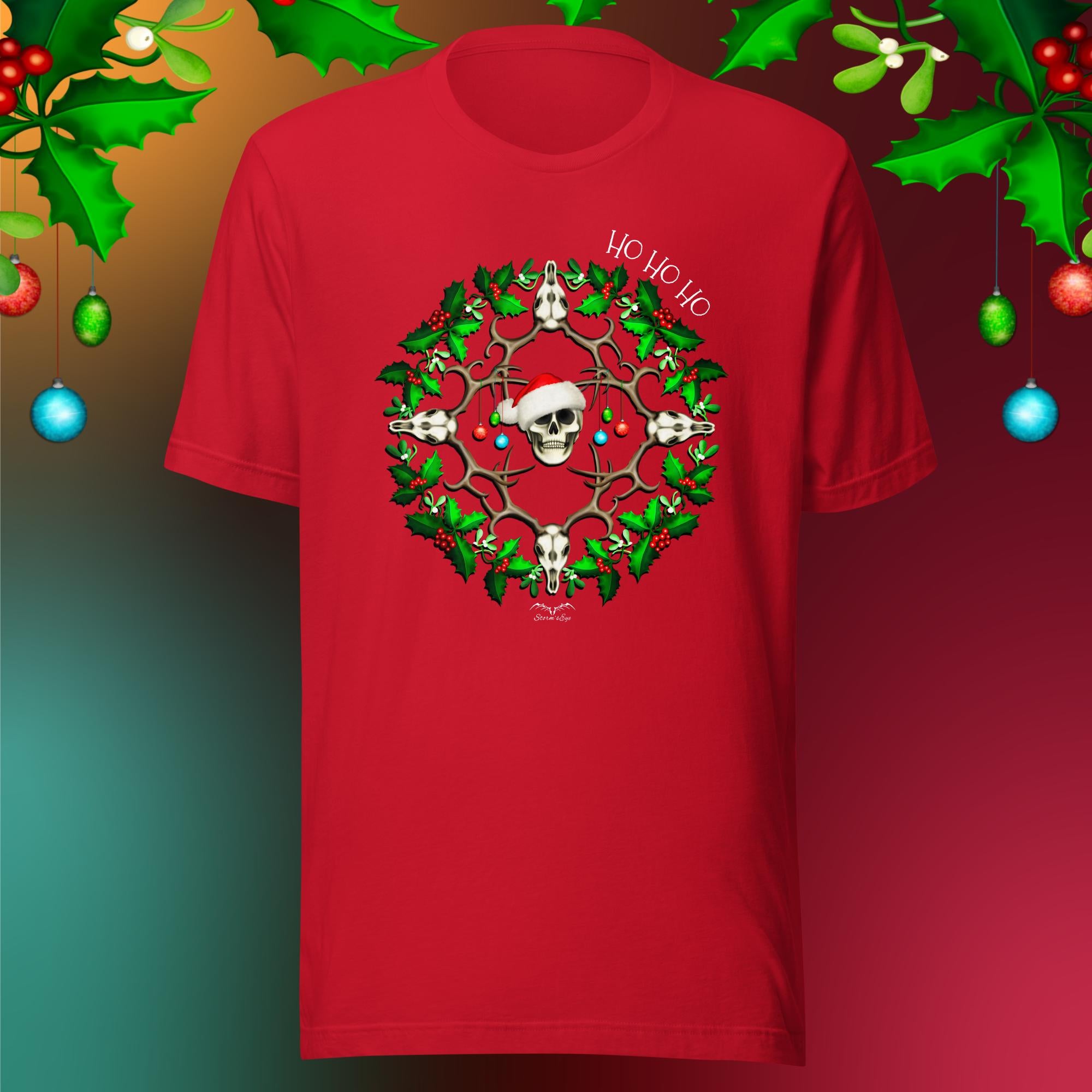 skull christmas shirt