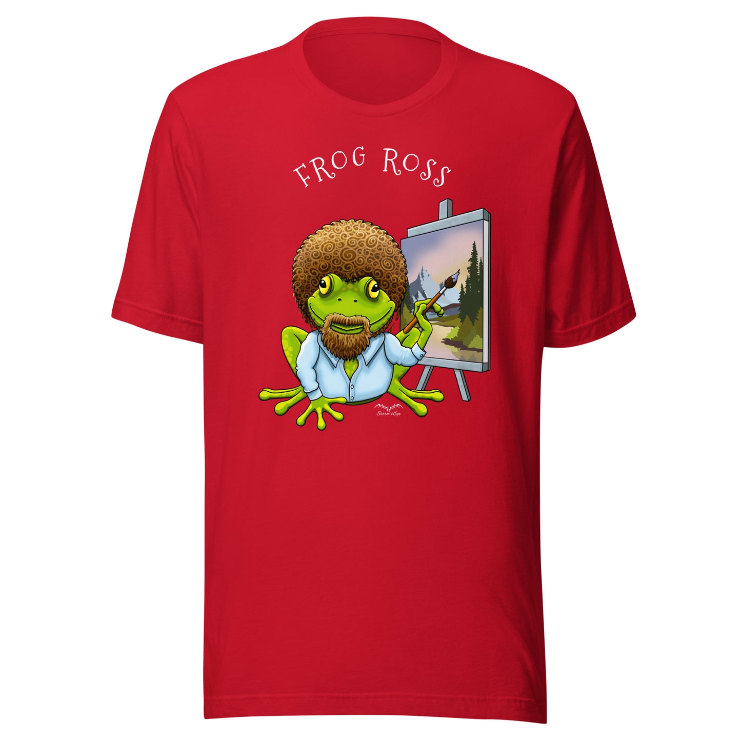 Frog Ross Artist Frog T-shirt | Painter Frog Shirt | 8 Colours