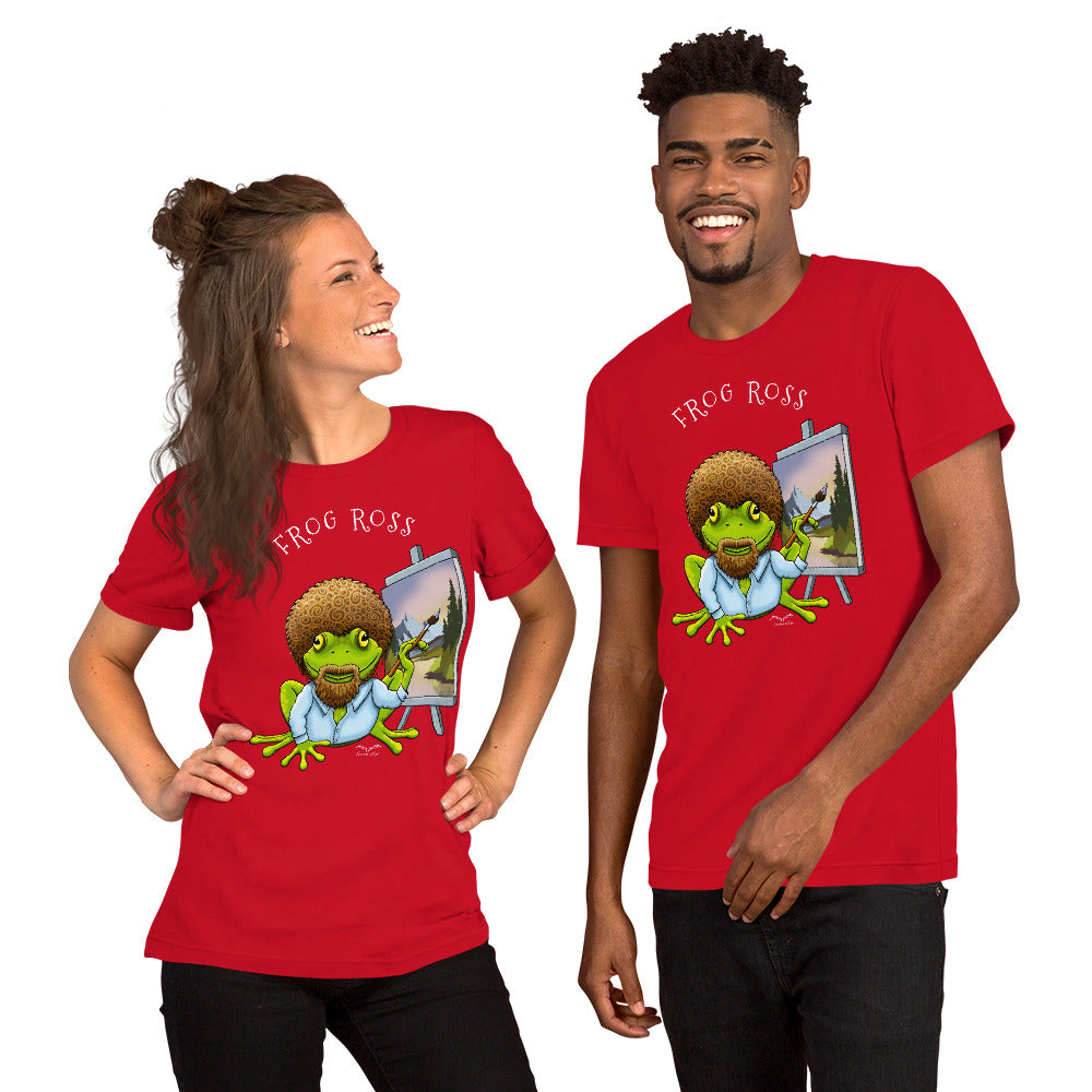 Frog Ross Artist Frog T-shirt | Painter Frog Shirt | 8 Colours