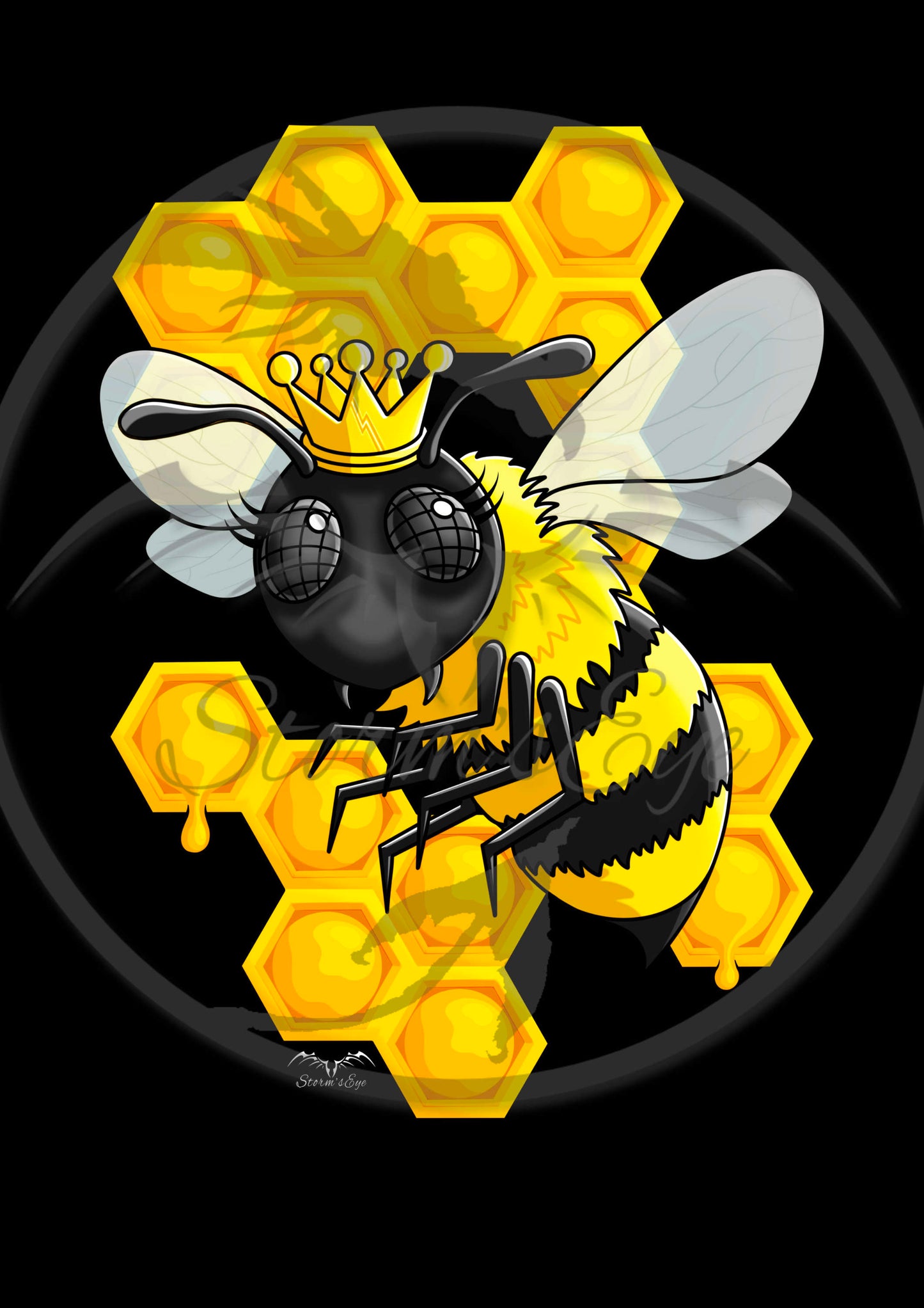 Stormseye Design queen bee bumble bee design