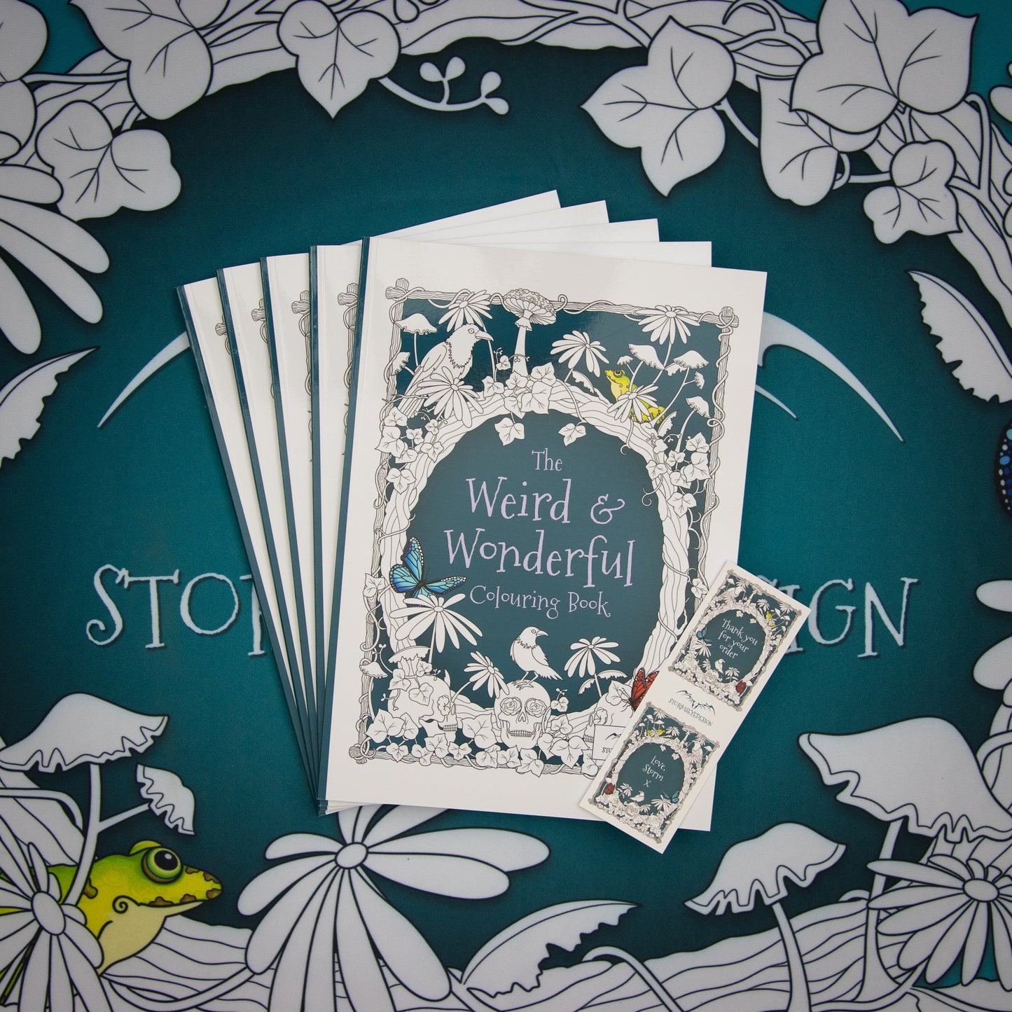 The Weird & Wonderful Colouring Book | 32 Designs to Colour | Paperback A4