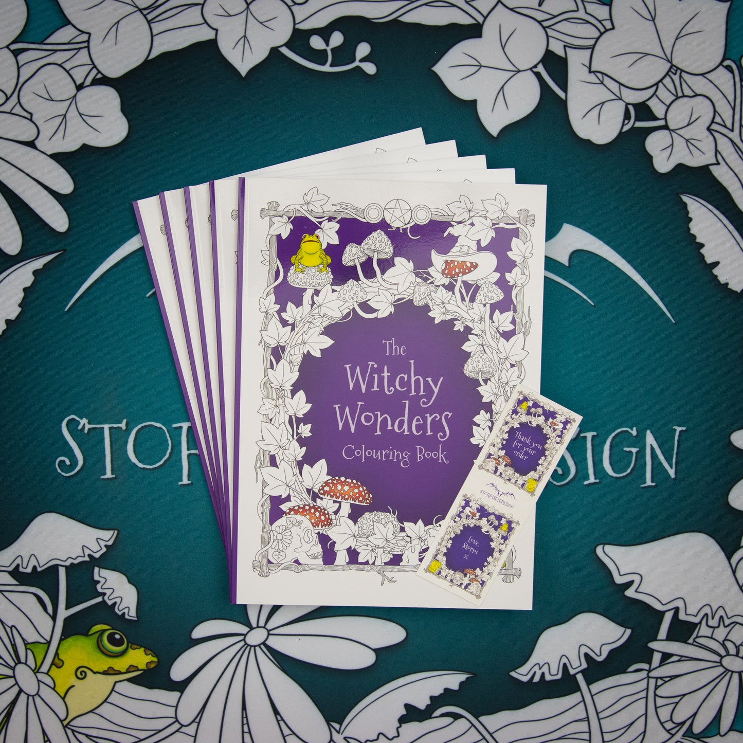 The Witchy Wonders Colouring Book | 32 Witch Themed Designs to Colour | Paperback A4