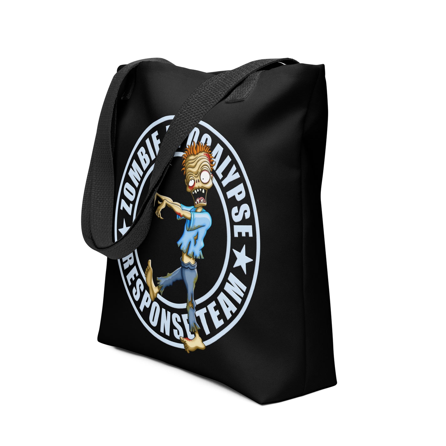 Zombie Apocalypse Large Tote Bag | Response Team | Machine Washable ...