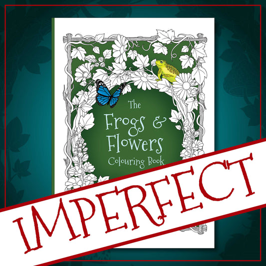 IMPERFECT - Frogs & Flowers - old stock