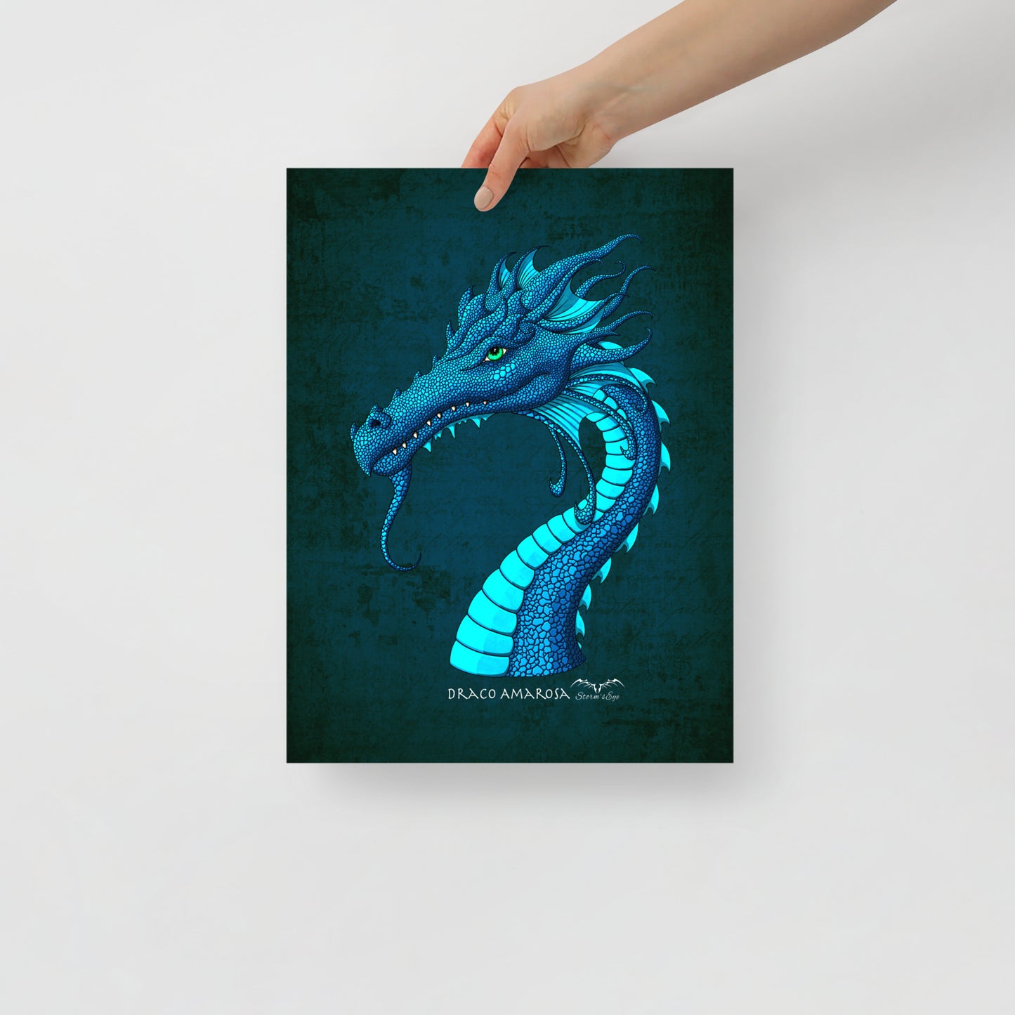 Stormseye Design amarosa dragon art print 12x16