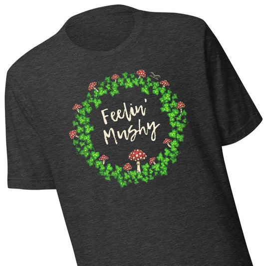 Feelin Mushy Mushrooms T shirt | Cottagecore Toadstools Graphic Shirt | 8 Colours