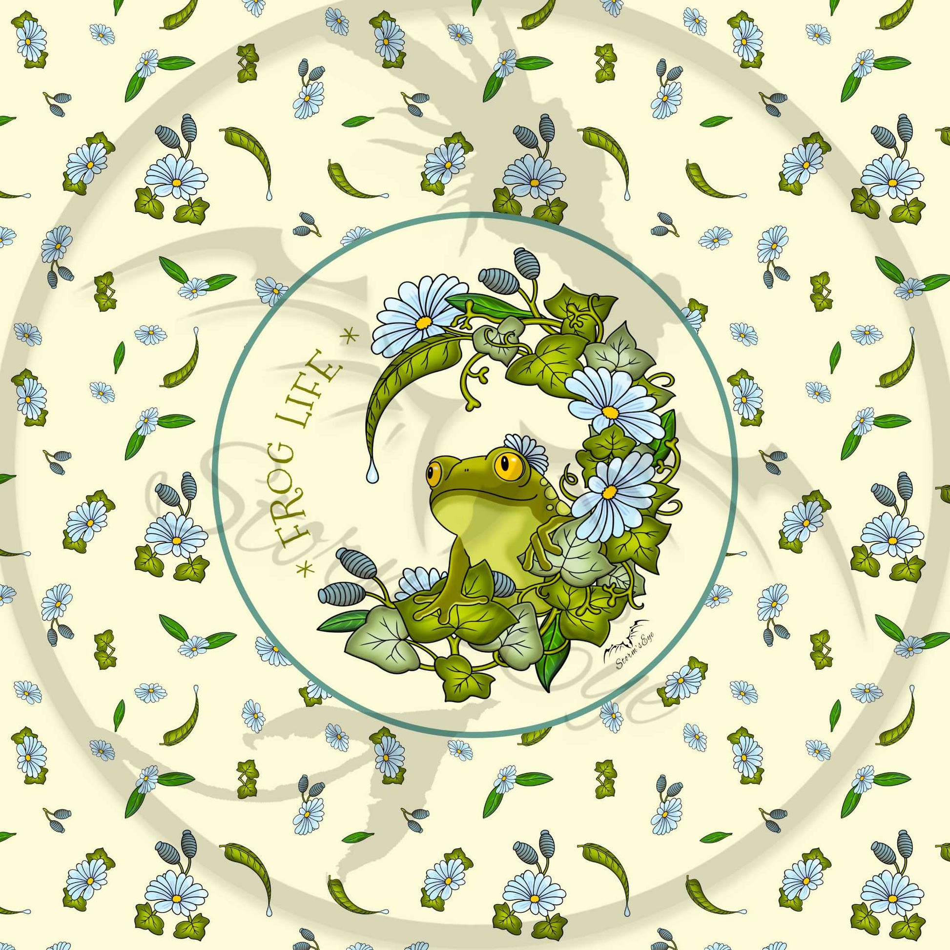 frog life froggy design by stormseye design