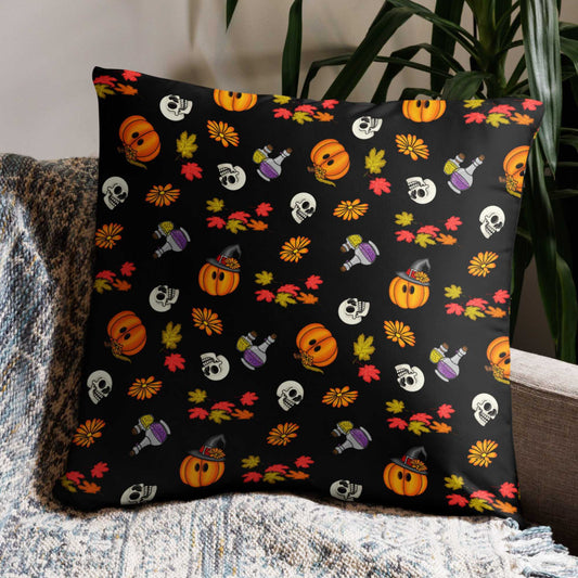 hello spooky season cushion cover close view