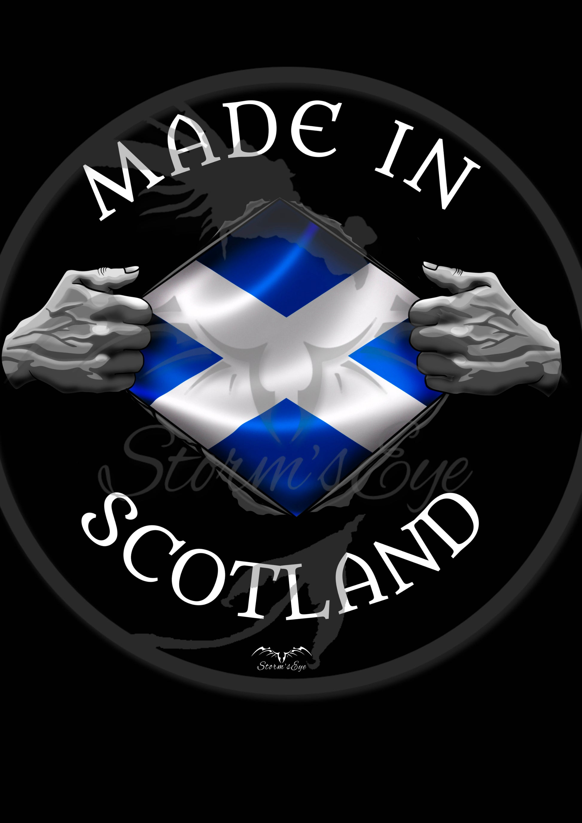 Made In Scotland Patriotic Scottish design by Stormseye Design