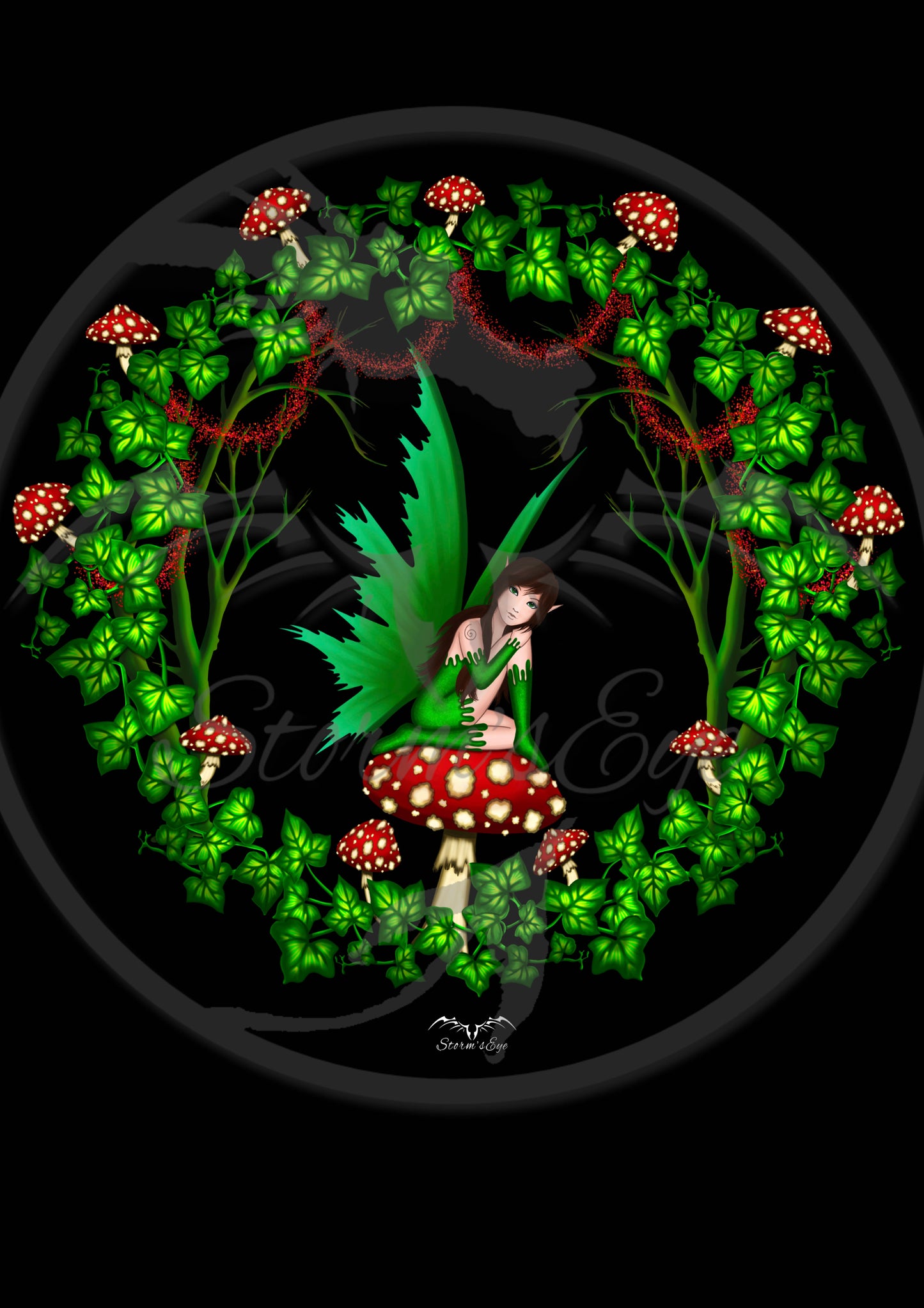 Mushroom Fairy design, by Stormseye Design