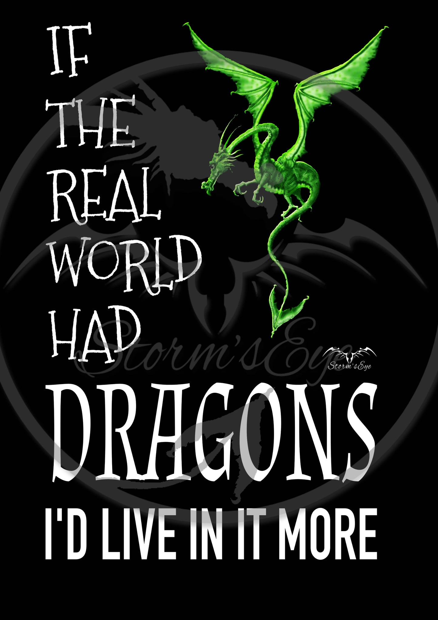Real World Dragons design, by Stormseye Design