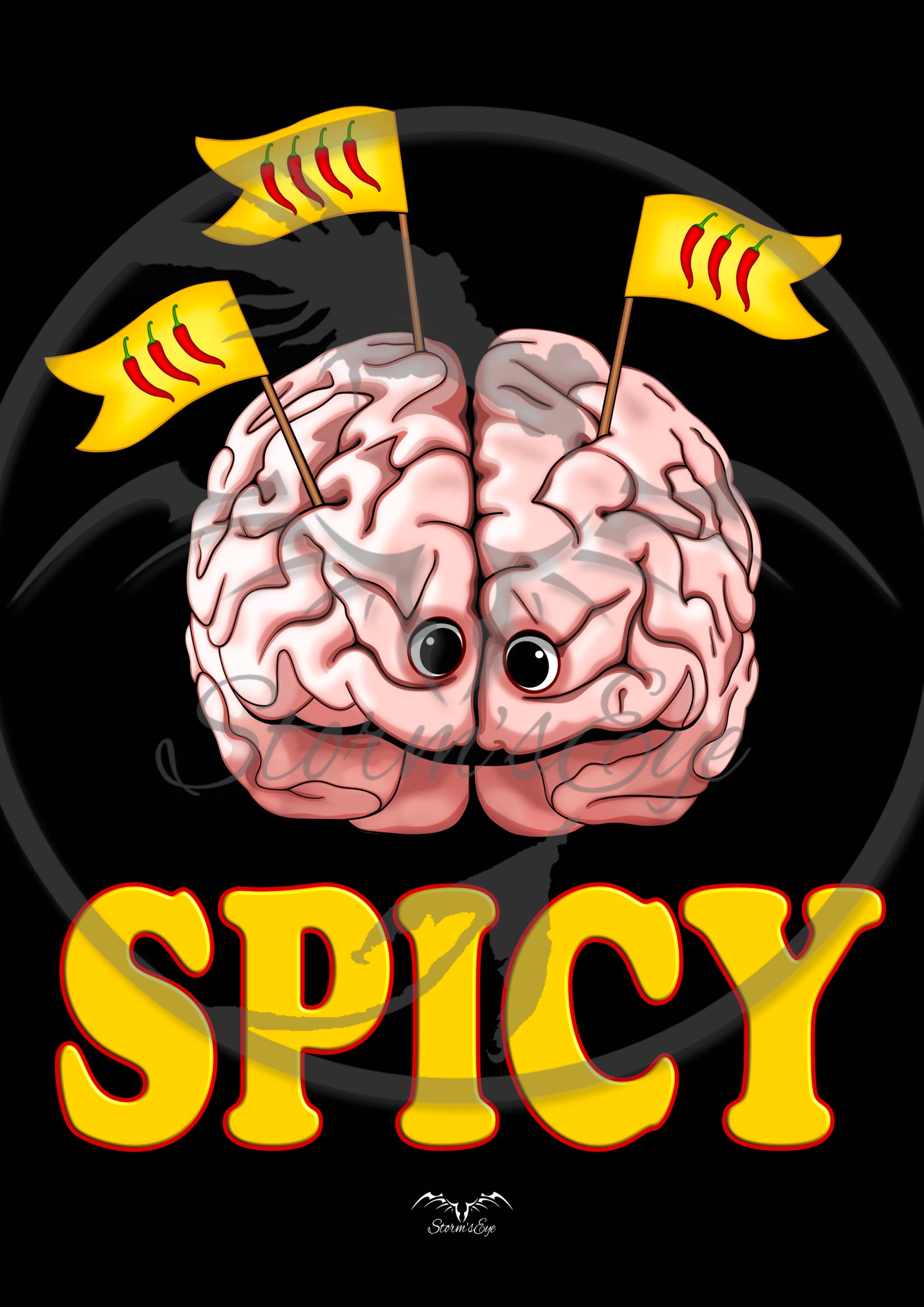 Stormseye Design funny spicy brain ADHD Autism design
