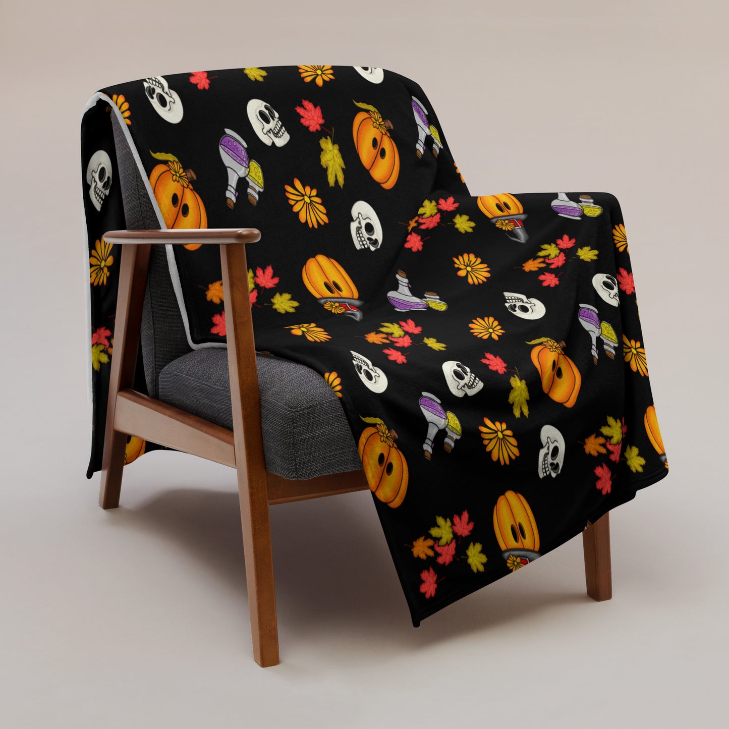 stormseye design hello spooky season sofa throw 