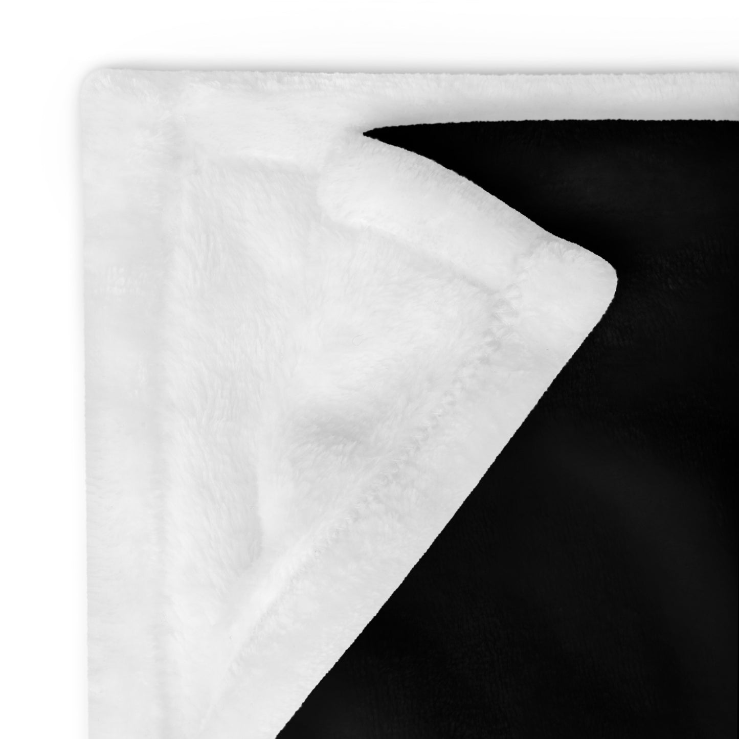 Silver Winter Wolf Throw Blanket Black by Stormseye Design