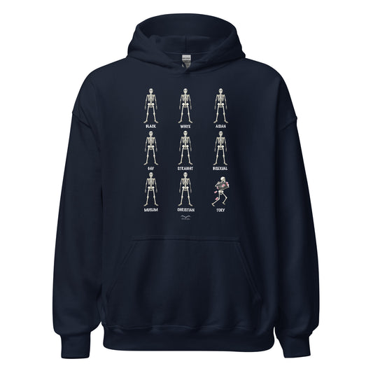 equality anti tory hoodie navy blue, by Stormseye Design