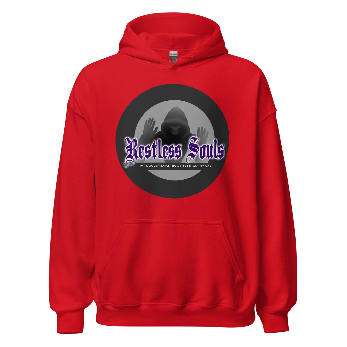 Commissions - restless souls logo hoodie, red