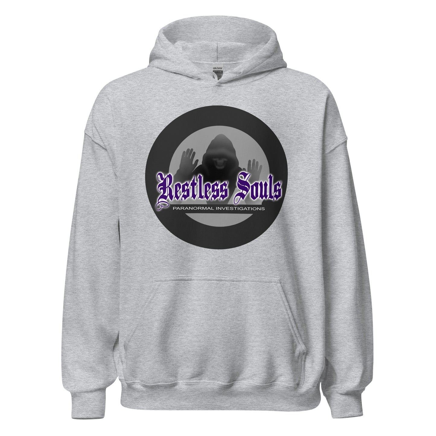 Commissions - restless souls logo hoodie, sport grey