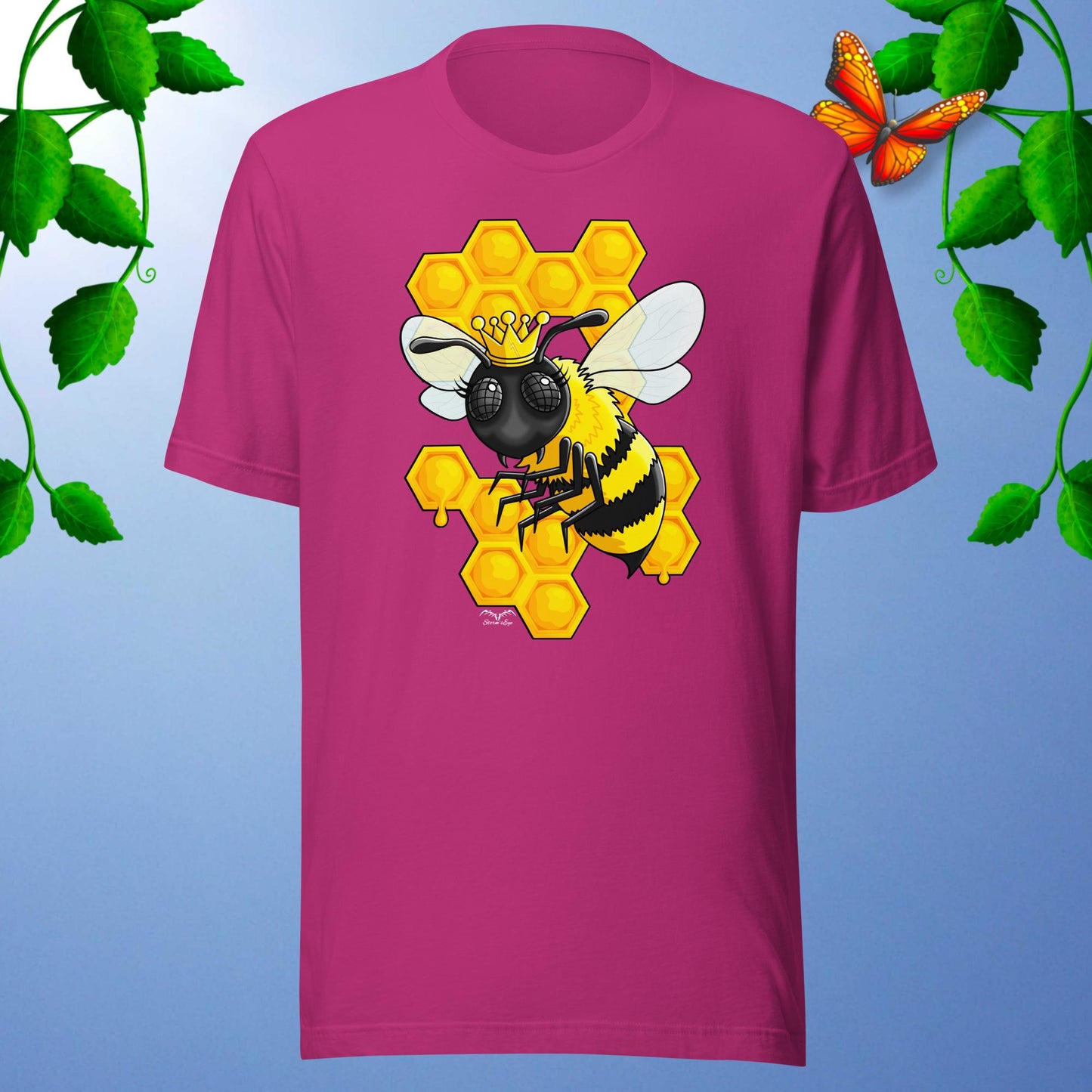 queen bee t-shirt pink by stormseye design