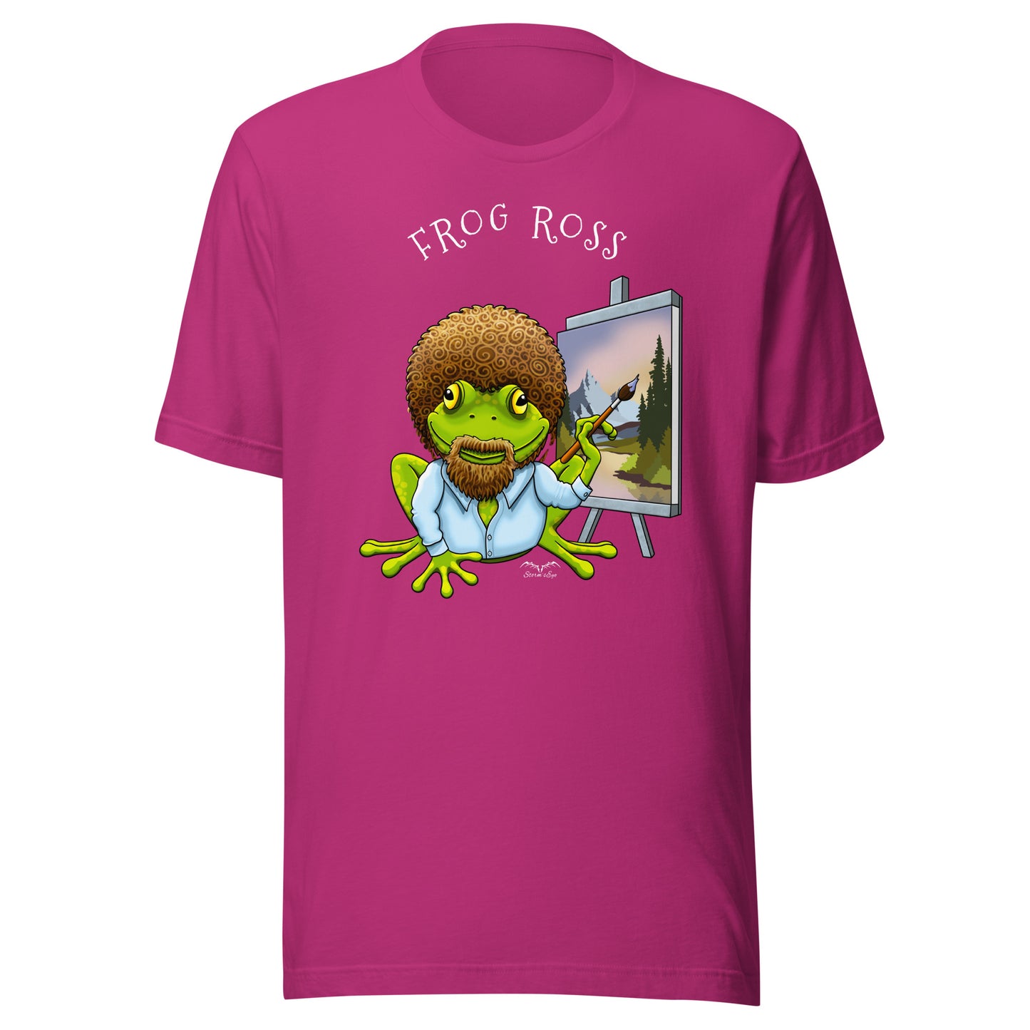 Frog Ross Artist Frog T-shirt | Painter Frog Shirt | 8 Colours