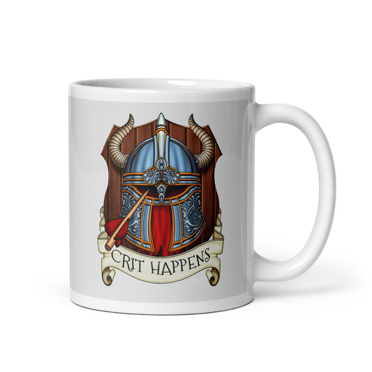 crit happens dnd dungeons and dragons mug white by stormseye design