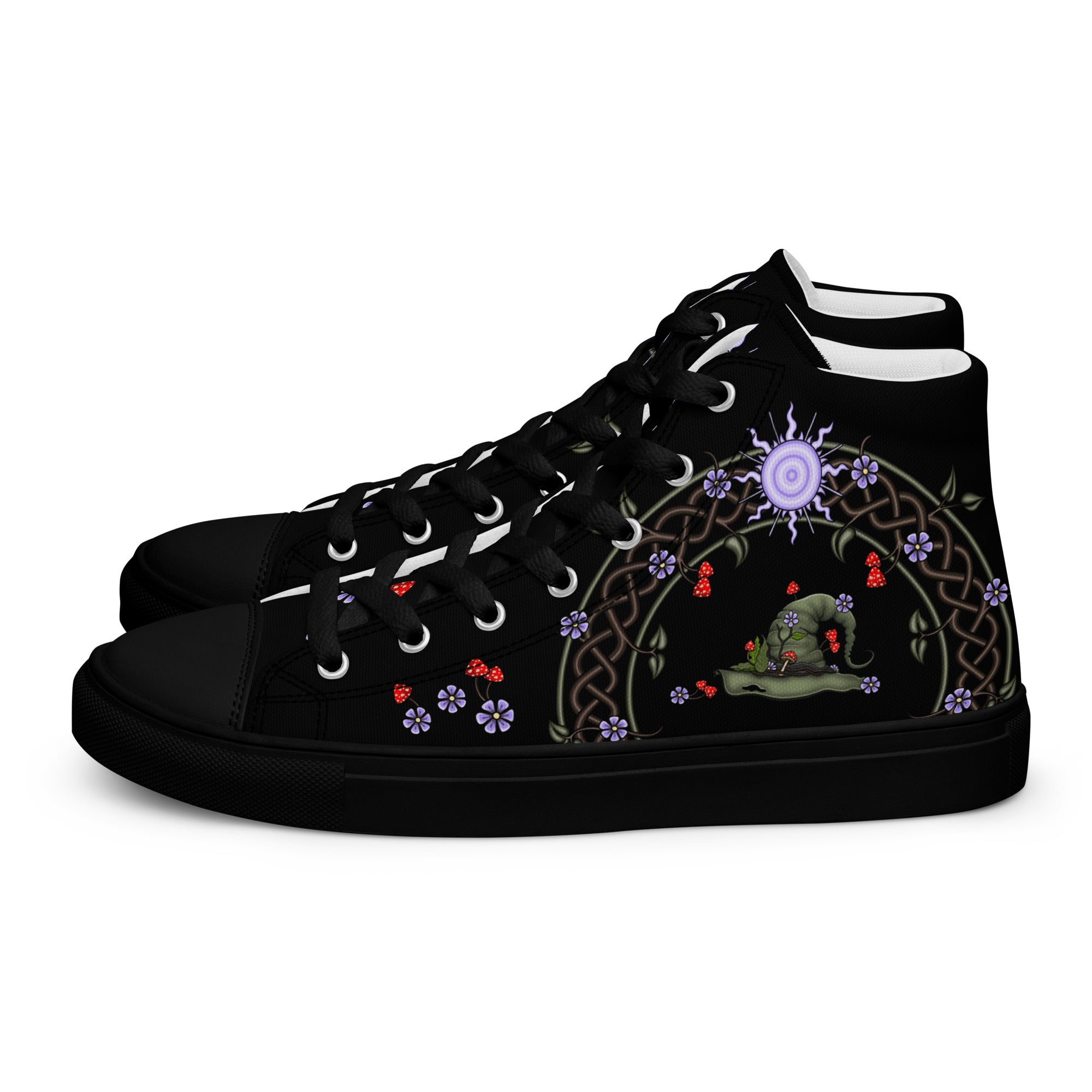 ladies black high tops